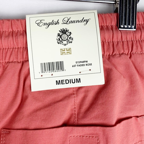 NWT English Laundry Deep Coral Shorts Cotton Stretch size M - Picture 6 of 11